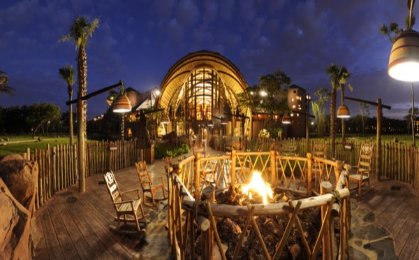 Kidani Village at Disney's Animal Kingdom Villas seen from outside