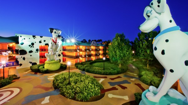 Disney's All-Star Movies Resort seen from outside