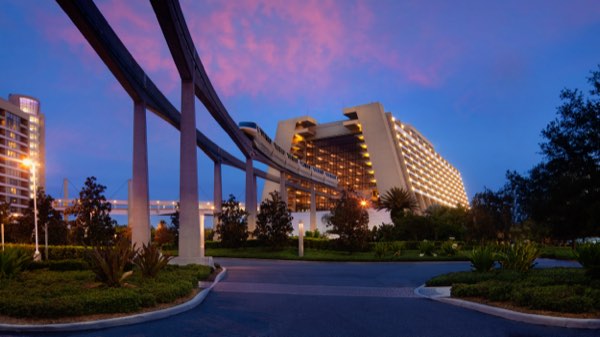Disney's Contemporary Resort seen from outside