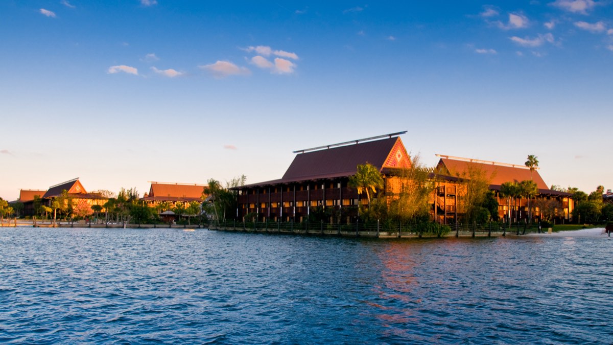 Disney's Polynesian Village Resort seen from outside