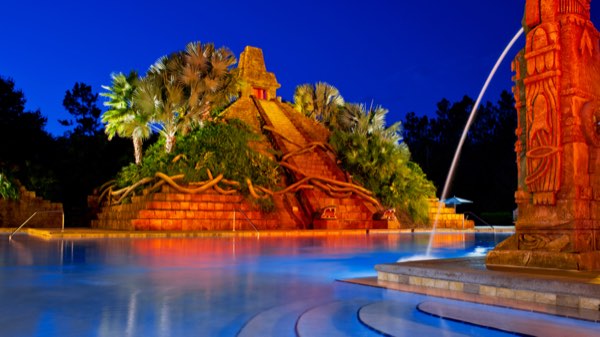 The pool at Disney's Coronado Springs Resort