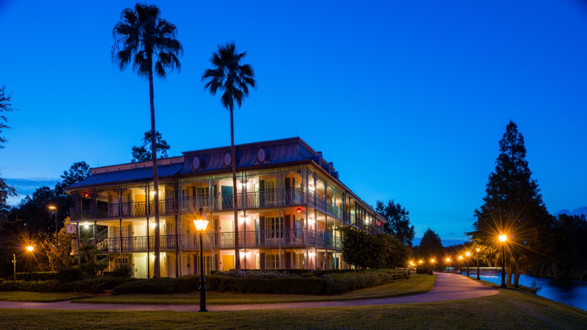 Disney's Port Orleans Resort French Quarter seen from outside