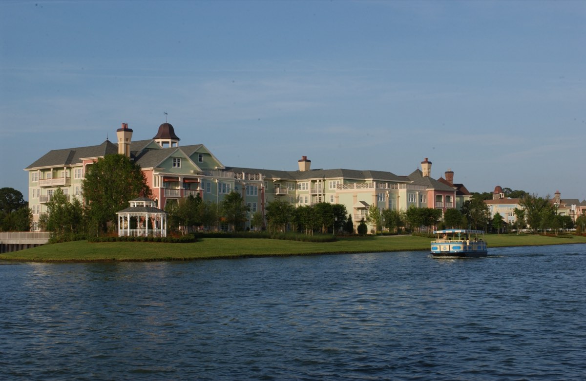 Disney's Saratoga Springs Resort and Spa seen from outside