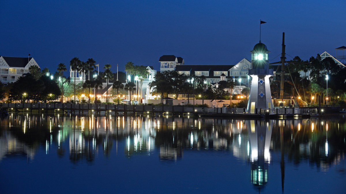 Disney's Yacht Club Resort seen from outside